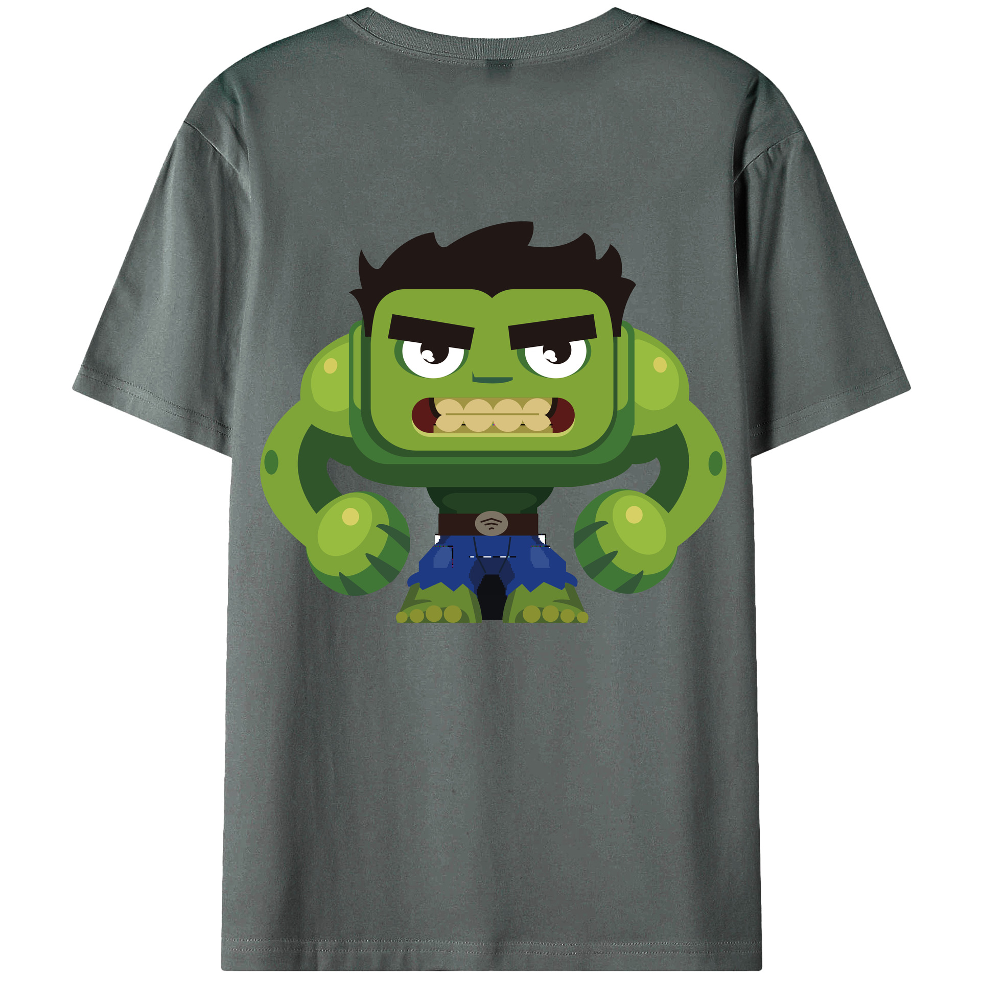 （画像用） アベンジャーズ The Avengers 綿100％ メンズ半袖Tシャツ（バックプリント） 通気性